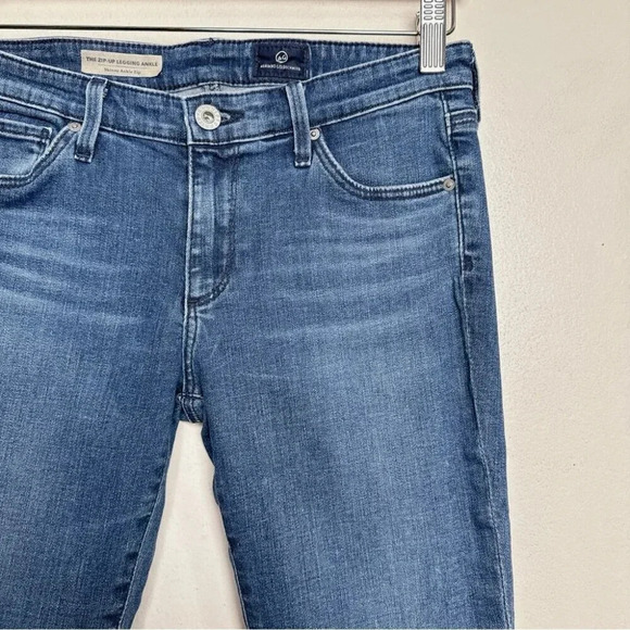 ADRIANO GOLDSCHMIED Womens 27 AG Ankle-Zip Legging  Jeans - Picture 5 of 16